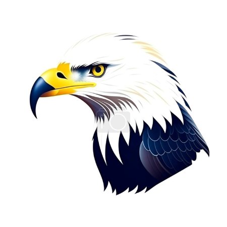 Foto de Águila logo carácter ilustración vector - Imagen libre de derechos