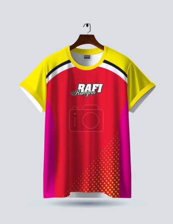 Illustration for PRIMIUM JERSEY DESIGN FOR YOU CRICKET FOTBALL RAGBE JERSEY DESIGN - Royalty Free Image