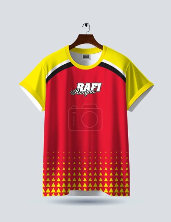 Illustration for PRIMIUM JERSEY DESIGN FOR YOU CRICKET FOTBALL RAGBE JERSEY DESIGN - Royalty Free Image