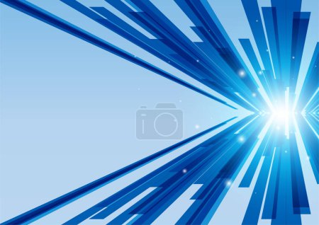 Illustration for Blue network space image background - Royalty Free Image