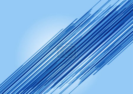 Illustration for Sharp blue speed line background - Royalty Free Image