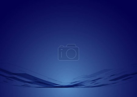 Illustration for Blue abstract network texture background - Royalty Free Image