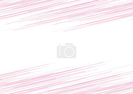 Illustration for Bright pink line frame background - Royalty Free Image
