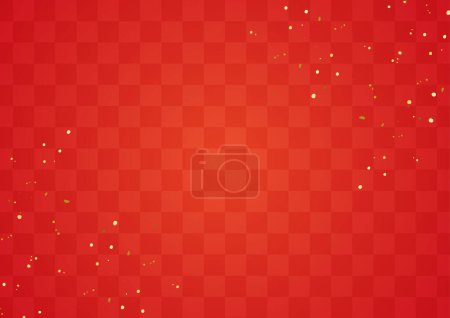 Ilustración de Fondo de textura a cuadros rojo de lujo - Imagen libre de derechos