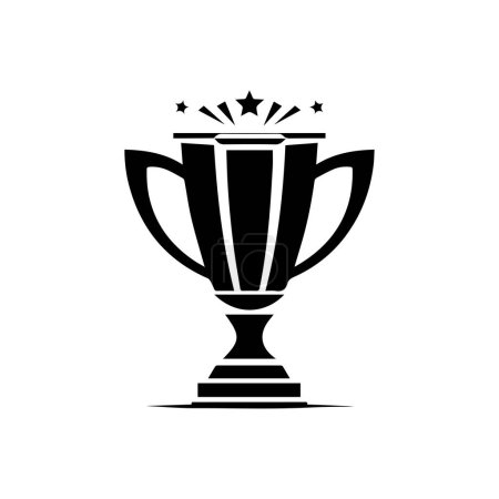 Illustration for Trophy icon Vector illustration. Isolated on white background. - Royalty Free Image