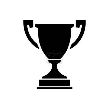 Illustration for Trophy icon Vector illustration. Isolated on white background. - Royalty Free Image