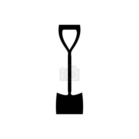 Shovel handel icon. Illustration vector color design.