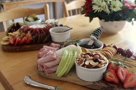 Photo for Charcuterie board at Christmas party - Royalty Free Image