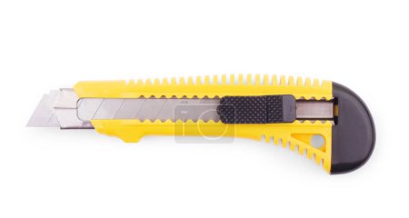 Photo for Set of colorful stationery knife on a white background - Royalty Free Image