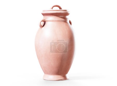 Téléchargez les photos : Vintage poterie isolé sur un fond blanc rendu 3d - en image libre de droit