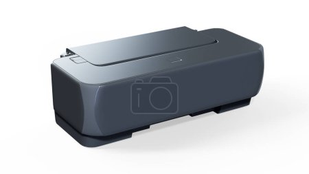 Photo for Modern black multifunction printer 3D rendering - Royalty Free Image