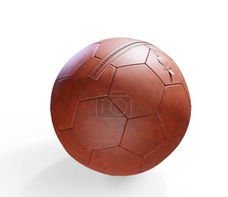 Téléchargez les photos : Balle de volley-ball rouge rendu 3d - en image libre de droit