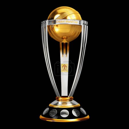 Photo for Cricket Trophy 3d rendering illustration. - Royalty Free Image