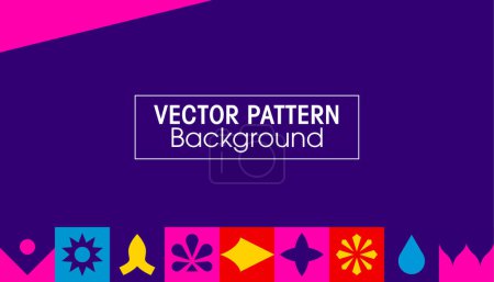 Illustration for Vector background pattern 2023 - Royalty Free Image