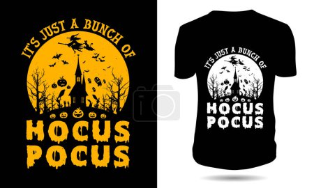 Foto de Es solo un ramo de Hocus Pocus, diseño de camisetas de Halloween - Imagen libre de derechos