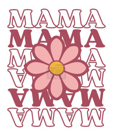 Foto de MAMA madres Día camiseta de diseño - Imagen libre de derechos