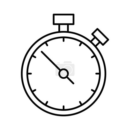 Illustration for Face Clock Vector Flat, Clock Face Vector Isolated, Classic And Modern Black Wall Clock For UI UX Design, Presentation, Website And Apps, Office Hour, Deadline Illustration, Schedule Icon - Royalty Free Image