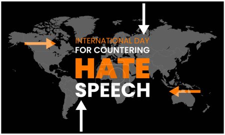 Photo for International Day for Countering Hate Speech - Royalty Free Image