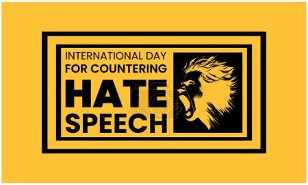 Photo for International Day for Countering Hate Speech - Royalty Free Image