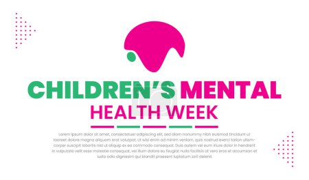 Children mental health week, mental awareness week. mental mental health and mental health, mental health. mental mental care.