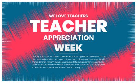 Teacher Appreciation Week Shining Stars Ehren Lehrer Während Vektor Illustration eines Hintergrundes für glückliche Lehrer Tag.