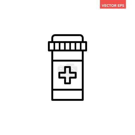 Illustration for Pills icon design template illustration - Royalty Free Image
