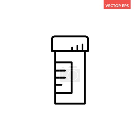 Illustration for Pills vector icon. flat style illustration - Royalty Free Image