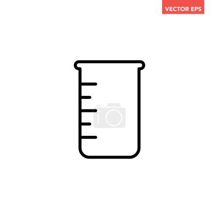 Ilustración de Laboratorio icono de vidrio diseño vector - Imagen libre de derechos