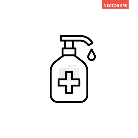Illustration for Medical bottle icon design, vector eps 10 - Royalty Free Image