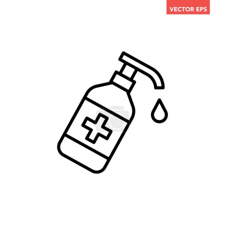 Illustration for Medical bottle and medicine icon - Royalty Free Image