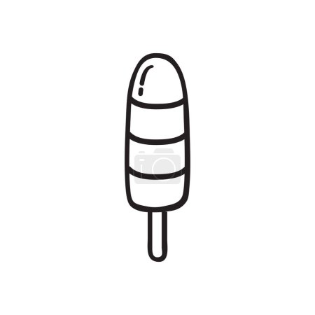 Téléchargez les illustrations : Illustration vectorielle de la crème glacée - en licence libre de droit