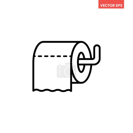 Ilustración de Icono de papel higiénico vector ilustración - Imagen libre de derechos
