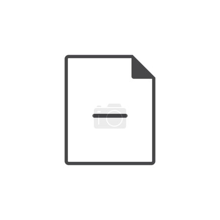 Illustration for File extension icon, vector illustration simple design - Royalty Free Image