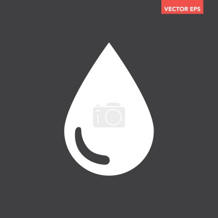 Illustration for Water drop icon. vector illustration - Royalty Free Image