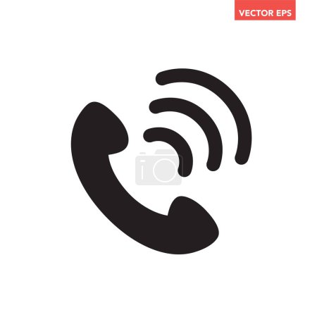 Ilustración de Icono vectorial del signo de llamada - Imagen libre de derechos