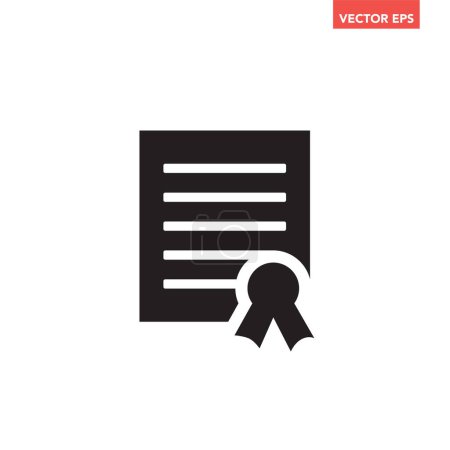Ilustración de Icono de certificado vector ilustración - Imagen libre de derechos