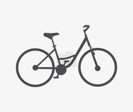 Téléchargez les photos : Icône de vélo. illustration vectorielle - en image libre de droit