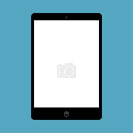 Photo for Digital tablet with blank screen vector illustration - Royalty Free Image