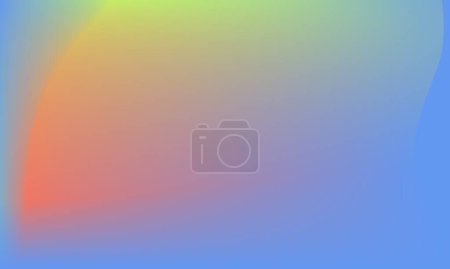 Illustration for Blue color gradation background texture. Smooth abstract pattern design illustration for artwork, wallpaper, template, banner, poster, cover, decoration, backdrop - Royalty Free Image
