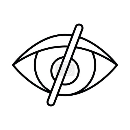 Sichtbarkeit Off-line Icon Design