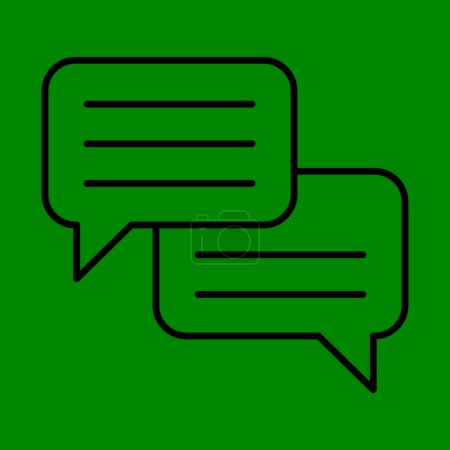 Chat Box line Icon Design 