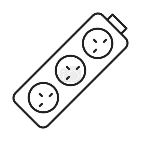 Power Strip line icon design