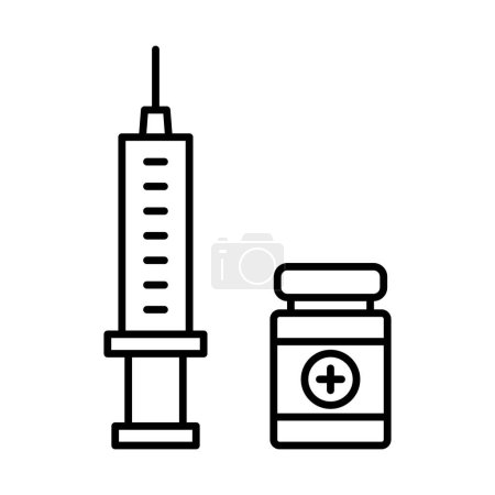 Icon Design der Impfstofflinie