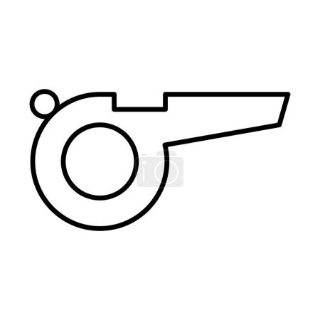 Whistle Line Icon Design