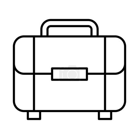Briefcase Line Icon Design