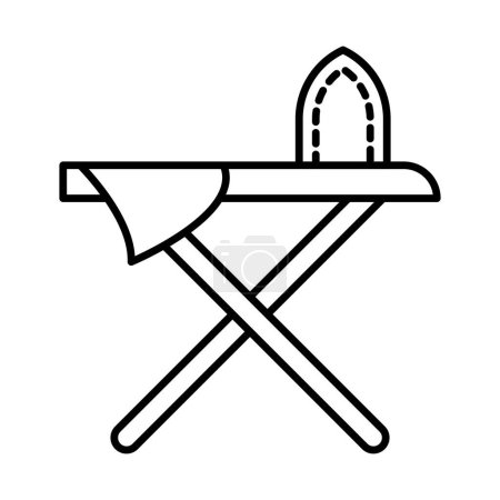 Ironing Board Line Icon Design