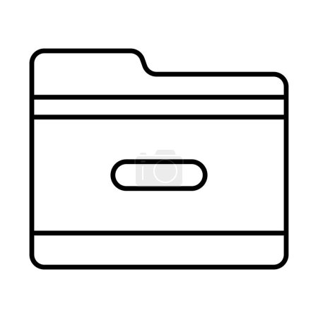 Folders Line Icon Design