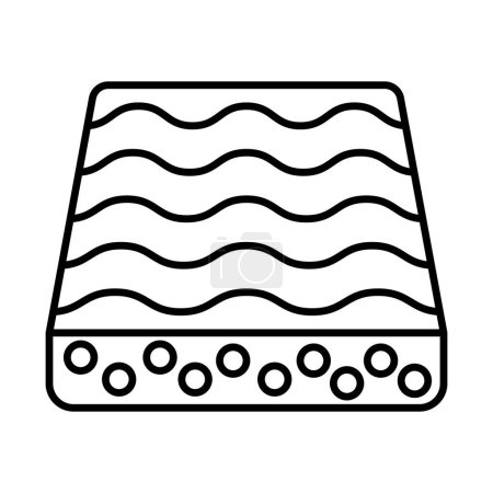Memory Foam Line Icon Design