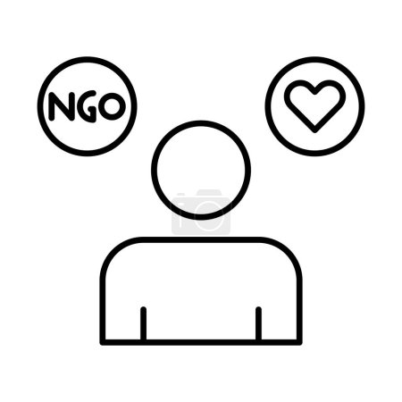 NGO Line Icon Design