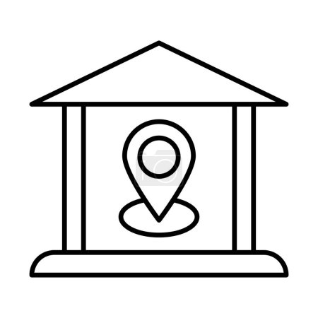 Site Map Line Icon Design
